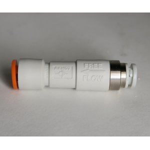 画像: SMC 6mmと1/4ハードチューブ逆流防止弁付き特殊継ぎ手